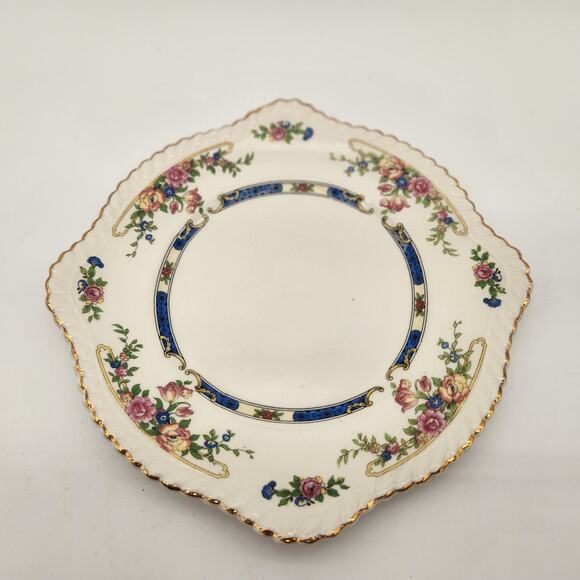 Johnson‎ Bros. England Eastbourne (Old English) Square Salad Plate c1949 Rare - Picture 5 of 8